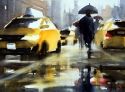 Cabs and Umbrellas